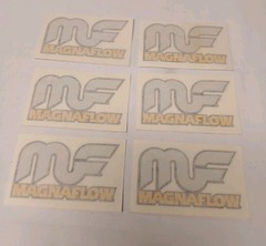 Lot of 6 MF MAGNAFLOW DECALS STICKERS Performance Exhaust Racing Parts Car Truck