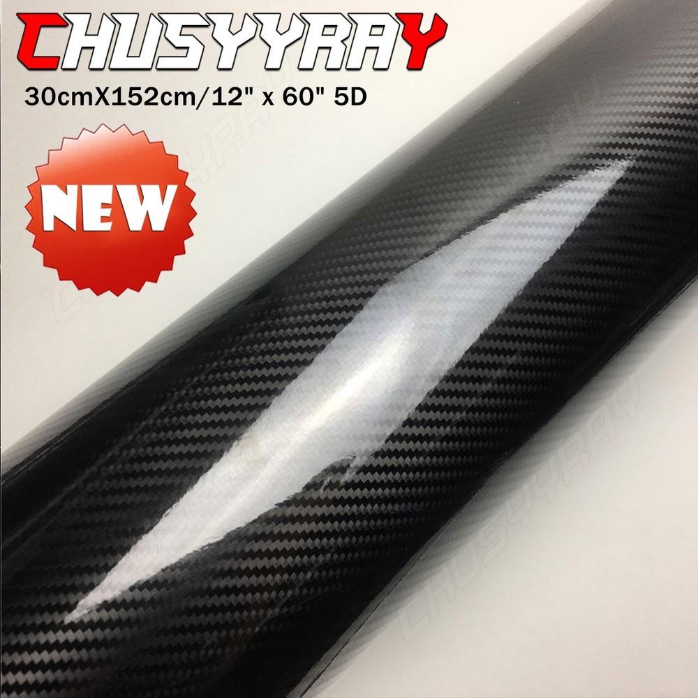 5D Black Pillar Posts for Cadillac Escalade 2007-2014 Door Trim Piano Cover