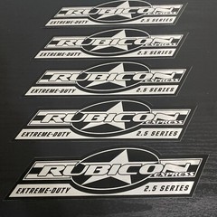 Rubicon Express Extreme-Duty 2.5 Series – Decal Sticker 9″ (Lot of 5)