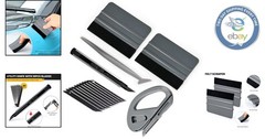Professional Vinyl Wrapping Tool Set – Squeegee, Utility Knife & Corner Squeegee