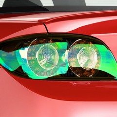 12″&16″ Neo Golden Yellow Chameleon Headlight Taillight Film Fog Light Lamp Tint