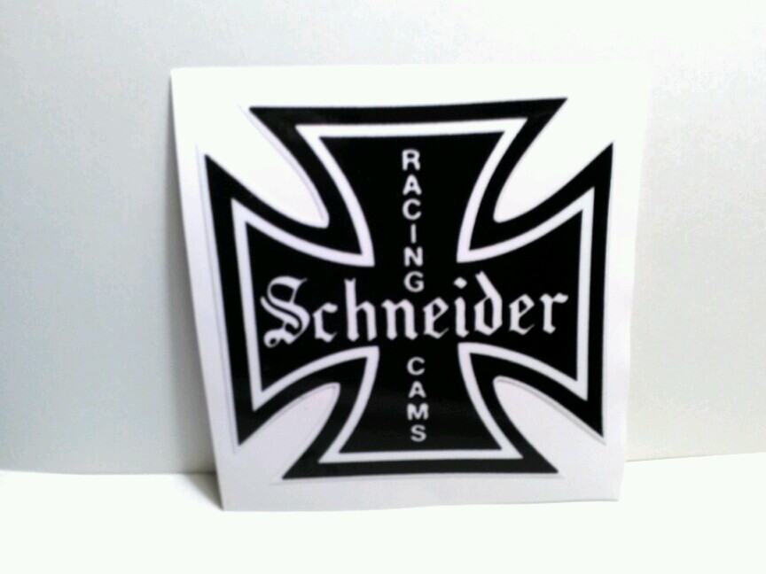 Schneider racing cams sticker decal hot rod rat vintage look car truck bike 99