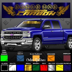 NEED FOR SPEED * * * C A R B O N * * * VINYL DECAL STICKER #519