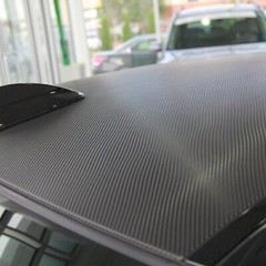 Carbon Fiber Vinyl Wrap Film Car Sticker Bubble Free Air Release For Honda Civic