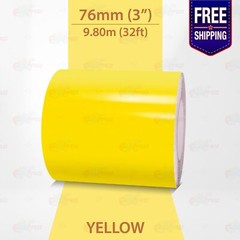YELLOW 3″ PIN STRIPE Car Model Motorcycle Decal Line TAPE Vinyl Sticker 76mm