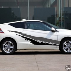 Car Decal Racing Stripe 87” For CR-Z CRZ Vezel Vinyl Side Door stickers ZC364
