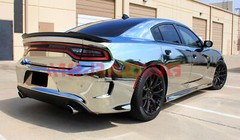 ESSMO PET Chrome Silver Stretch Car Vehicle Vinyl Wrap Decal Sticker Sheet Film