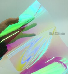 Red Chameleon Rainbow Iridescent Wrap Window Film Glass Sticker Decal Tint PET