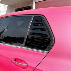 Rear Side Window Glass Louver Shutter Vent Cover For Golf Mk8 Hatchback 2021-24