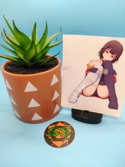 (4.5 Inches) KonoSuba – Megumin #2 – Water-Resistant Vinyl Sticker