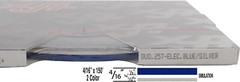 Universal 4/16″ 2-Color Pinstripe (Duo-Tone) 02045257- Electric Blue Met./Silver