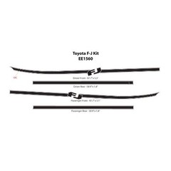Toyota FJ Cruiser F-1 Graphic Kit – Metallic Silver