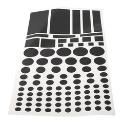 High Quality Light Dimming Stickers Light Dimming Stickers PVC Black 8x4inch