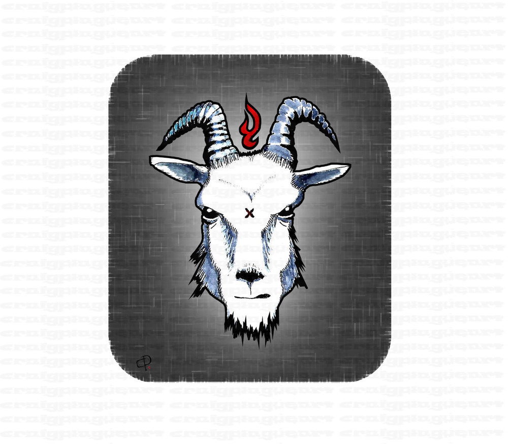 3.5″ Matte Vinyl Sticker Goat Animals Wildlife Craig Plague Art