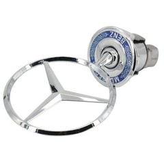 Full Metal Front Bonnet Hood Modified Standing Emblems For Mercedes Benz