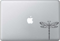 Beautiful Butterfly tattoo art #4 for car truck laptop decal sticker 6″Black