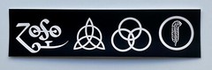 Zoso Sticker Vinyl Decal Car Bumper Rock 1.75″ X 7″ (497)