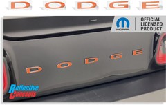 DODGE Trunk Badge Overlay Decal for 2015-2023 Dodge Challenger