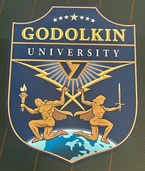 The Boys Gen V Godolkin University Shield Style Logo Sticker Waterproof