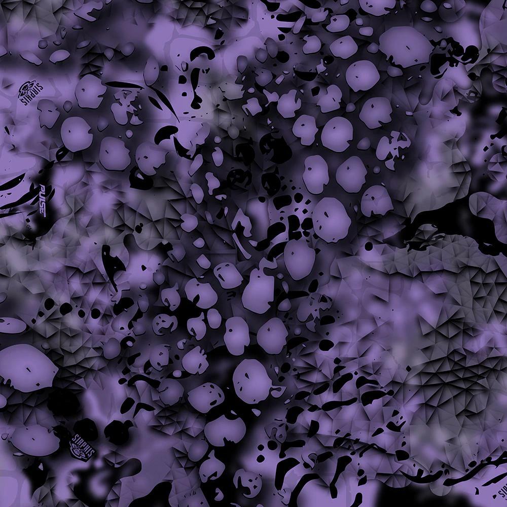 Pulse Galaxy Camo vinyl Wrap air release MATTE Finish 12″x12″