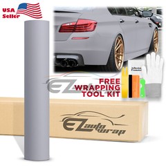 Premium Ultra Matte Flat Storm Gray Car Auto Vinyl Wrap Sticker Decal Sheet Film