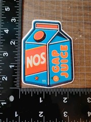Nitrous Oxide Funny Nos Gap Juice Box & Bottle Car Truck Vinyl Decal Sticker