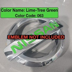 Front Emblem Vinyl inlays FOR 2013-2018, Nissan Altima. Emblem NOT included.