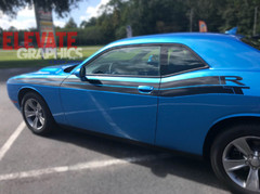 For Dodge Challenger Stripes Side Beast Graphics Vinyl Decal Sticker 2011-2023