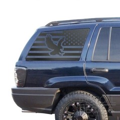USA Flag Eagle design Decals for 1999-2004 Jeep Grand Cherokee WJ1-CX4