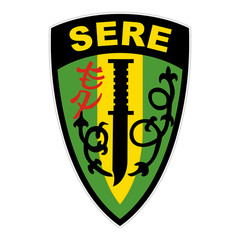 SERE Survival Evasion Resistance Escape Sticker Military Vinyl Soldier Decal 5″