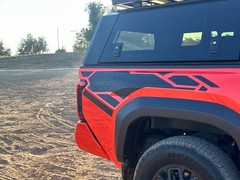 TRD Sport side vinyl decal for 2024 2025 2026 Toyota Tacoma Off Road Elevation