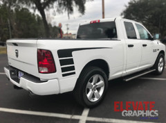 For Dodge Ram 1500 Graphics Raceway Side And Hood Stripes Decals Vinyl 2009-2018