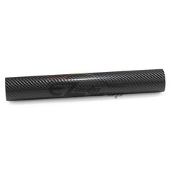 4D Carbon Fiber Black Glossy Vinyl Wrap Decal Sheet Bubble Free Sheet Film DIY