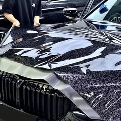 Premium Forged Carbon Fiber Vinyl Film Wrap Roll High Gloss Black Sticker Decal