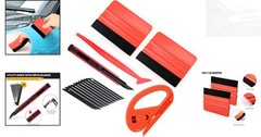 Versatile Vehicle Vinyl Wrap Kit with Squeegee and Cutting Tools for Perfection
