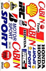 Dirt Bike Motorcycles Supercross Motocross ATV Lot 6 vinyl decals stickers D6015