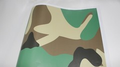 Green Army Camo Camouflage Vinyl Film Wrap Sticker Bubble Free Air Release