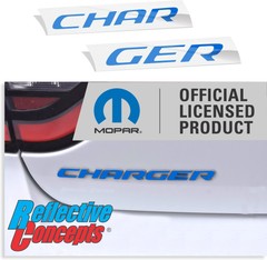 CHARGER Emblem Overlay Decal Sticker for 2015-2023 Dodge Charger
