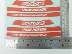 JAPAN MATERIAL VOLK RACING CE28 CLUB RACING II BLACK EDITION STICKER #R067