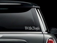 “We The People” Die Cut Vinyl Car Van Truck Window Decal Sticker US Seller