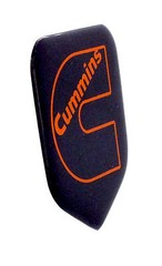 GRILLE EMBLEM fits RAM DIESEL 1994-2002 Black/Orange Outline