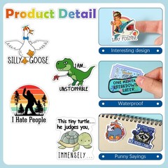 Funny Meme Sticker Set – 400 Waterproof Stickers for Creative Expression