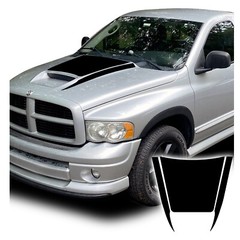 Hood Scoop Racing Stripes FITS 2002 2005-2008 Dodge Ram Daytona SRT10 Rumble Bee