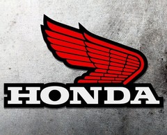 Honda Wing Racing 7″ Die Cut Team Sticker Motocross Decal Motorcycle