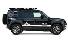 Graphics Camel Mountain Sticker For Land Rover Defender Side Door Off Road Decal