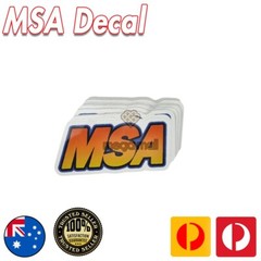MSA STICKER DECAL RACING TEAM, TOOLBOX MECHANIC