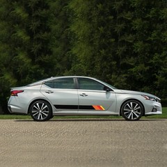 Retro stripe Decal for Nissan Altima S SV SL SR Midnight Platinum graphic design