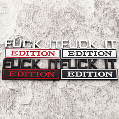 2Pcs Funny 3D Car Stickers Universal Decor Emblems for Truck Auto Accessories
