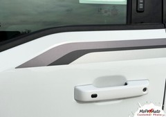 ENFORCER FP700 2021-2024 Ford F-150 Side Body Decals Stripes Vinyl Graphic Black