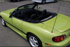 Long Plain vinyl Stripe Stripes fit Mazda Miata MX-5 NC Decal Decals Graphic